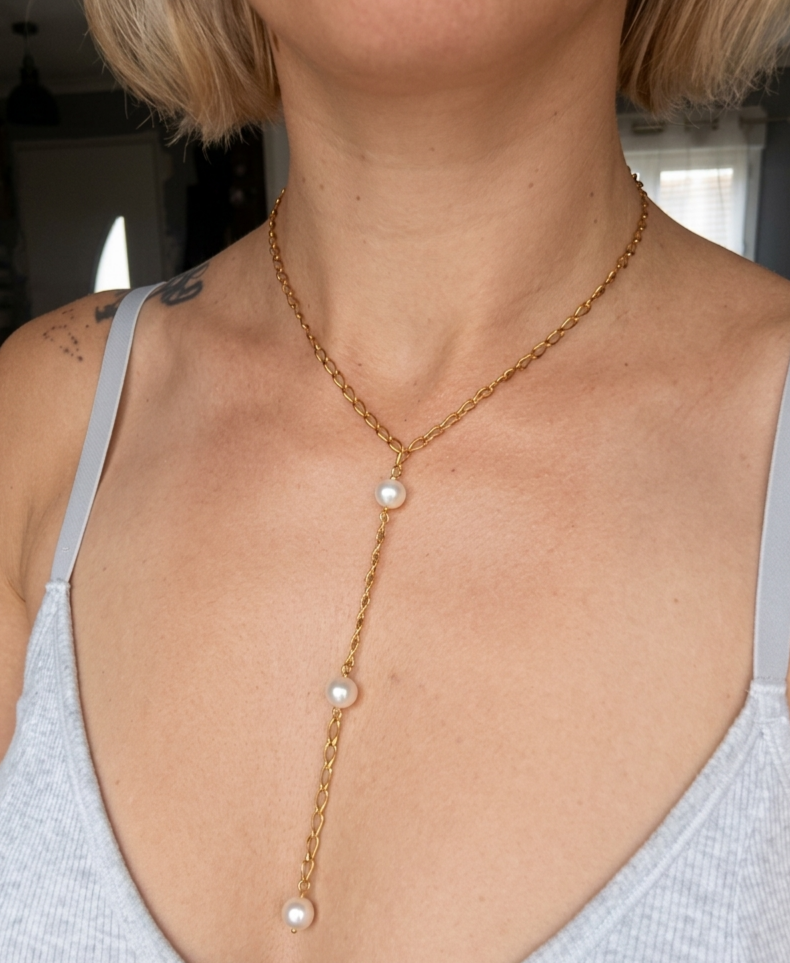 Collier perles de culture
