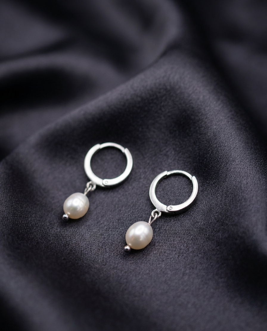 Boucles d'oreilles Perles de culture