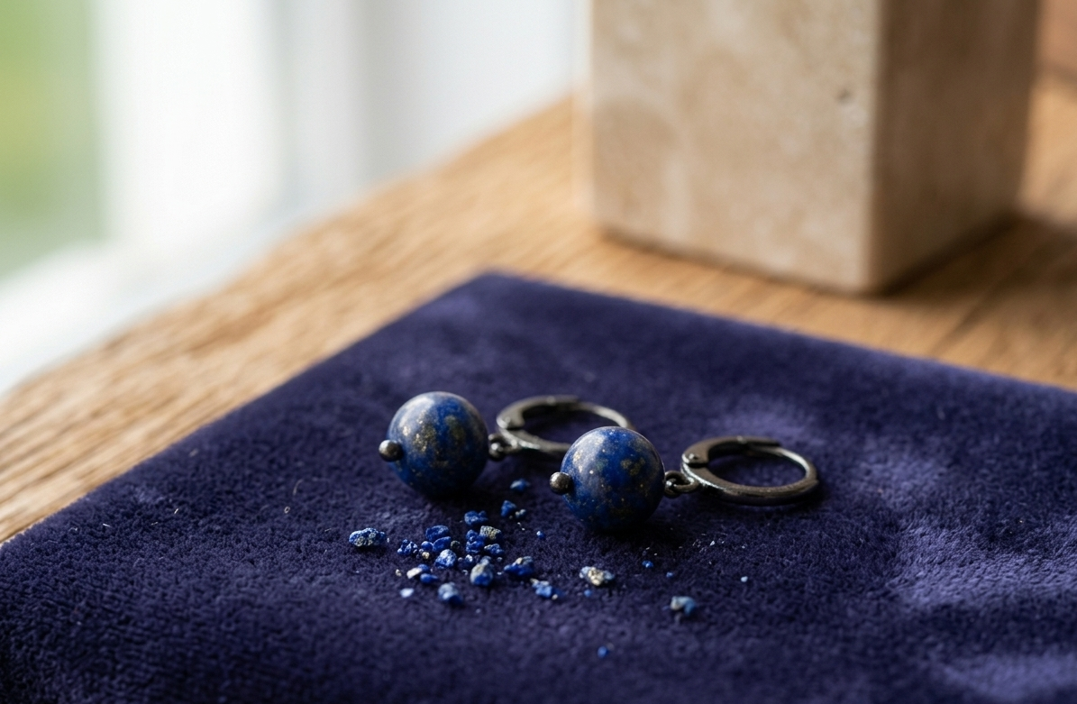 Boucles d'oreilles Lapis Lazuli
