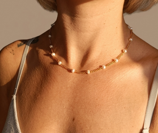 Collier perles de culture