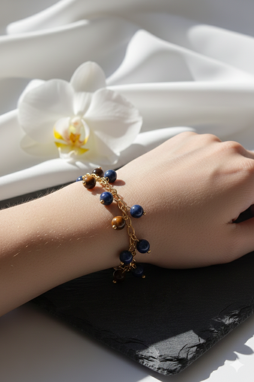Bracelet pierres gemmes