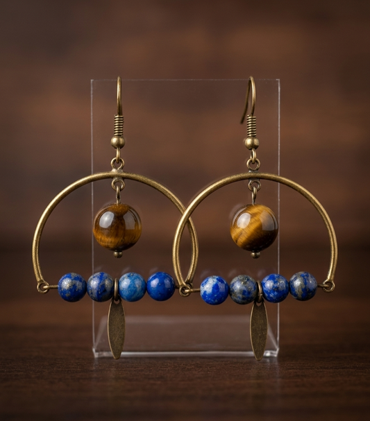 Boucles d'oreilles Lapis Lazuli